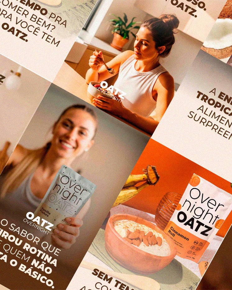 Stories para redes sociais, OATZ